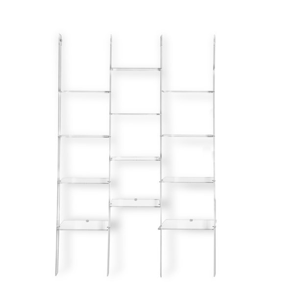 Metro Lane Mucklen 185Cm H x 121Cm W Plastic Step Bookcase Wayfair.co.uk